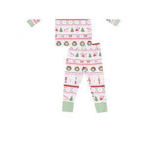 NEW ANGEL DEAR girl's sugar plum fairy nutcracker fair isle bamboo long sleeve p